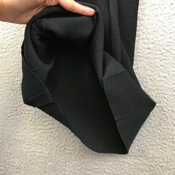 Good American Bold Shoulder knitted Midi Dress size 5 - Picture 4 of 11